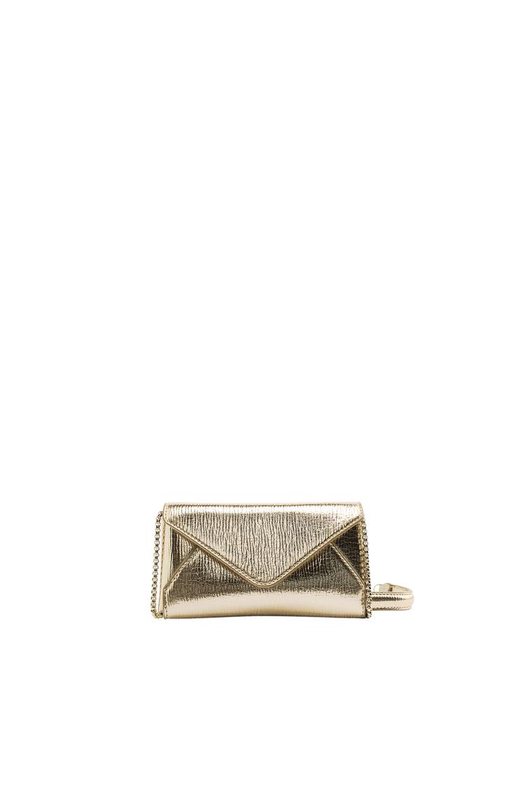 CROSSBODY CLUTCH BAG Gold ZARA Spain